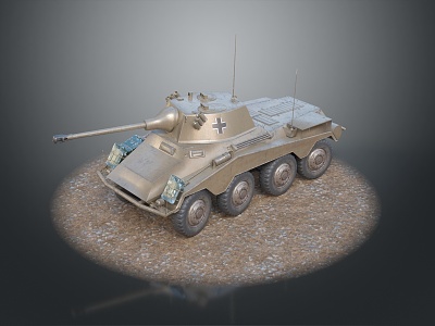 Cartoon Tank Game Tank Toys Tank Toys for Children 3d model