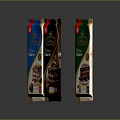 Chocos Glace Chocolate Bars With Milk Dark And Hazelnut Flavors
