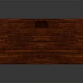 Classic Mahogany Wood Desk With Multiple Drawers And Upper Hutch Design