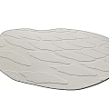 Modern Cream Style Carpet Shaped Carpet Texture Pattern Road Carpet 3d model