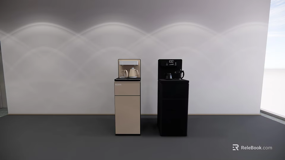 Modern Black And Beige Daily Electrical Appliances With Stylish Design For Home Use 3d model 