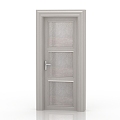 Jianou solid wood door interior door door 3d model