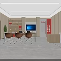 Public Service Hall With Party Building Promotion Convenient Services Self service Terminals And Reading Area