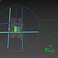 Residential Aerial Planning Featuring High Rise Buildings Tree Lined Roads River And Green Spaces