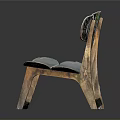 Unique Skateboard Chair Crafted From Repurposed Skateboard Decks With Wooden Legs