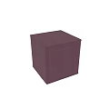Purple Square Fabric Bar Stool with Modern Design for Home Kitchen Counter Use