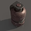 Grenade Science Fiction Grenade Science Fiction Grenade Smoke Bomb Flash Bomb High Explosive Bomb Tear Bomb Grenade Simple Model Grenade Low Model Game Grenade 3d model