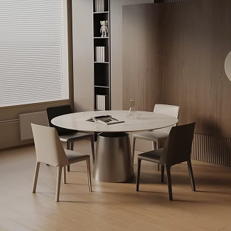 Modern table combination 3d model