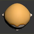 Cartoon Style Game Movie Character With Blonde Hair Freckles And Smiling Expression