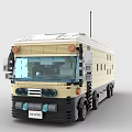 LEGO Toy Blocks Mobile Fortress RV Heavy Duty RV 3d model