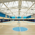 modern basketball hall 3d model