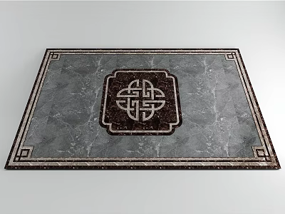 New Chinese style stone to spell 3d model