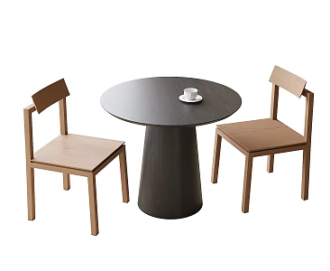 Modern Coffee Table and Chair Negotiation Table and Chair Casual Table and Chair 3d model