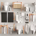 Modern Toilet Styles With Various Bathroom Accessories Sinks And Cabinet Designs