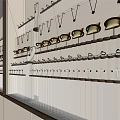 Elegant Modern Wine Cabinet With Glass Doors Gold Frame And Storage Shelves