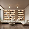 Modern Living and Dining Room Interior With Spacious Layout Large Windows Natural Light and Sofa