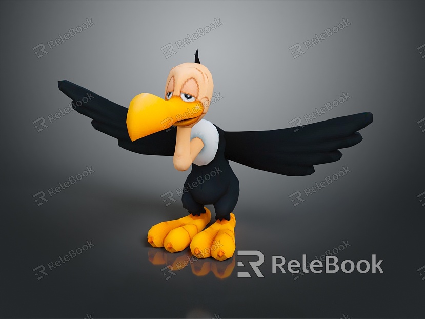 Bird Vulture Birds Bird Bird Animal Game Animal Cartoon Animal PBR Animal model