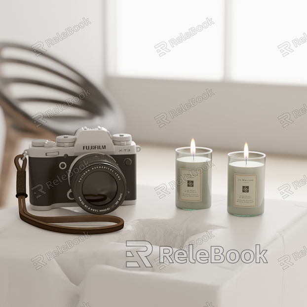 Modern camera decorations model