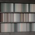 Colorful Material Samples Neatly Arranged On Multi Layered Shelves For 3d model