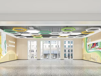 Modern Hall 3d model