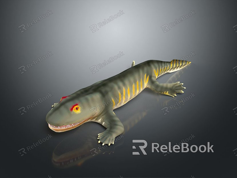 reptile baby fish giant salamander cold-blooded animal reptile reptile game animal model