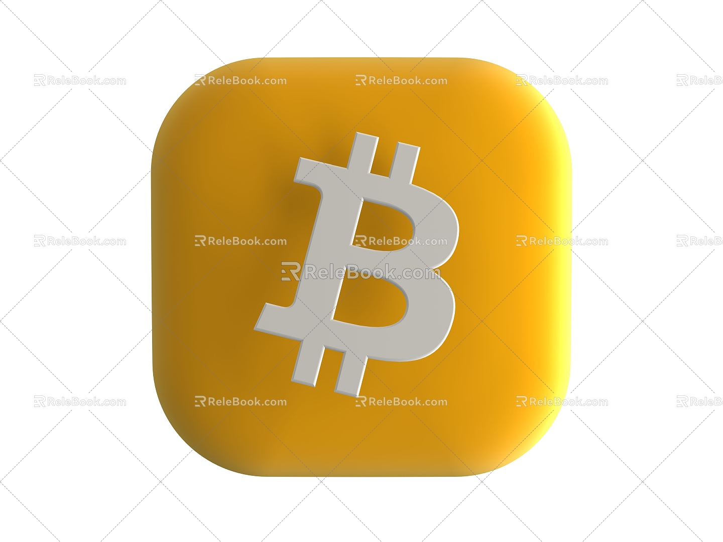 Cartoon Bitcoin Anime Bitcoin 3d model