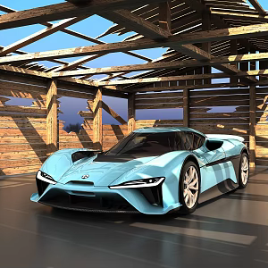 Hyundai sports car NIO 3d model