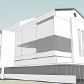 Modern Office Building With Glass Facade And Clean Architectural Design