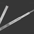 Stainless Steel Heavy Duty Drawer Slides Smooth Sliding Furniture Hardware Rails