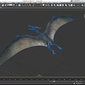 Pterosaur Fengshen Pterosaur Dinosaur Jurassic Ancient Creatures Ancient Birds Low Face Number Low Model Simple Model Game Next Era Film and Television Level Super Realism 3d model
