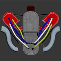 Modern Engine Racing Engine Racing Engine Car Engine 3d model
