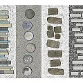 Stepping Stones Design For Garden Pathway With Natural Stone And Various Patterns