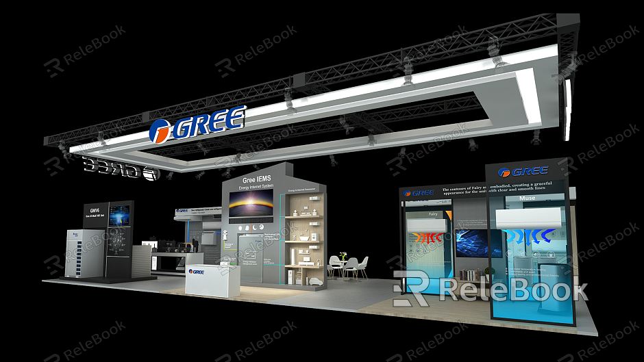 Modern Exhibition Booth Exhibition Hall Exhibition model