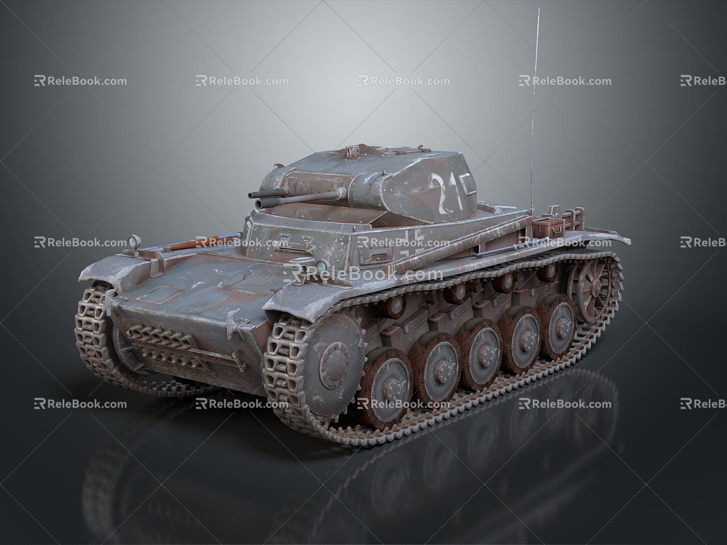 Modern Tank World War II Tank World War I Tank 3d model