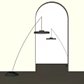 Floor Lamp Fishing Lamp Fisherman Lamp 3d model