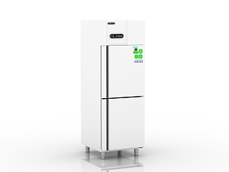 Modern Fridge Freezer 3d model