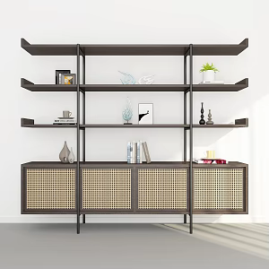 Bookshelf Decoration Bookshelf Ornaments Bookcase Rack Bookshelf Storage Rack Decorative Rack 3d model