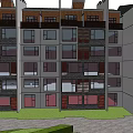Residential Community Featuring High Rise And Low Rise Buildings Green Space And Entrance