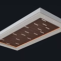 Modern Ceiling Simple Ceiling Office Space Ceiling 3d model