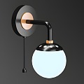 Lighting lamp wall lamp wall lamp bedside lamp 3d model