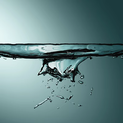 Modern Water Drop Vortex 3d model