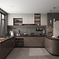 Modern Kitchen 3d model