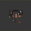 Modern Robot Singing Robot Performing Characters 3d model