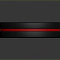 Black Red Stripe Ring Shaped Fashion Clothing Accessory With Smooth Surface