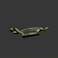 Natural Landscape Model Featuring Green Grass Stone Walls And Pathway Details