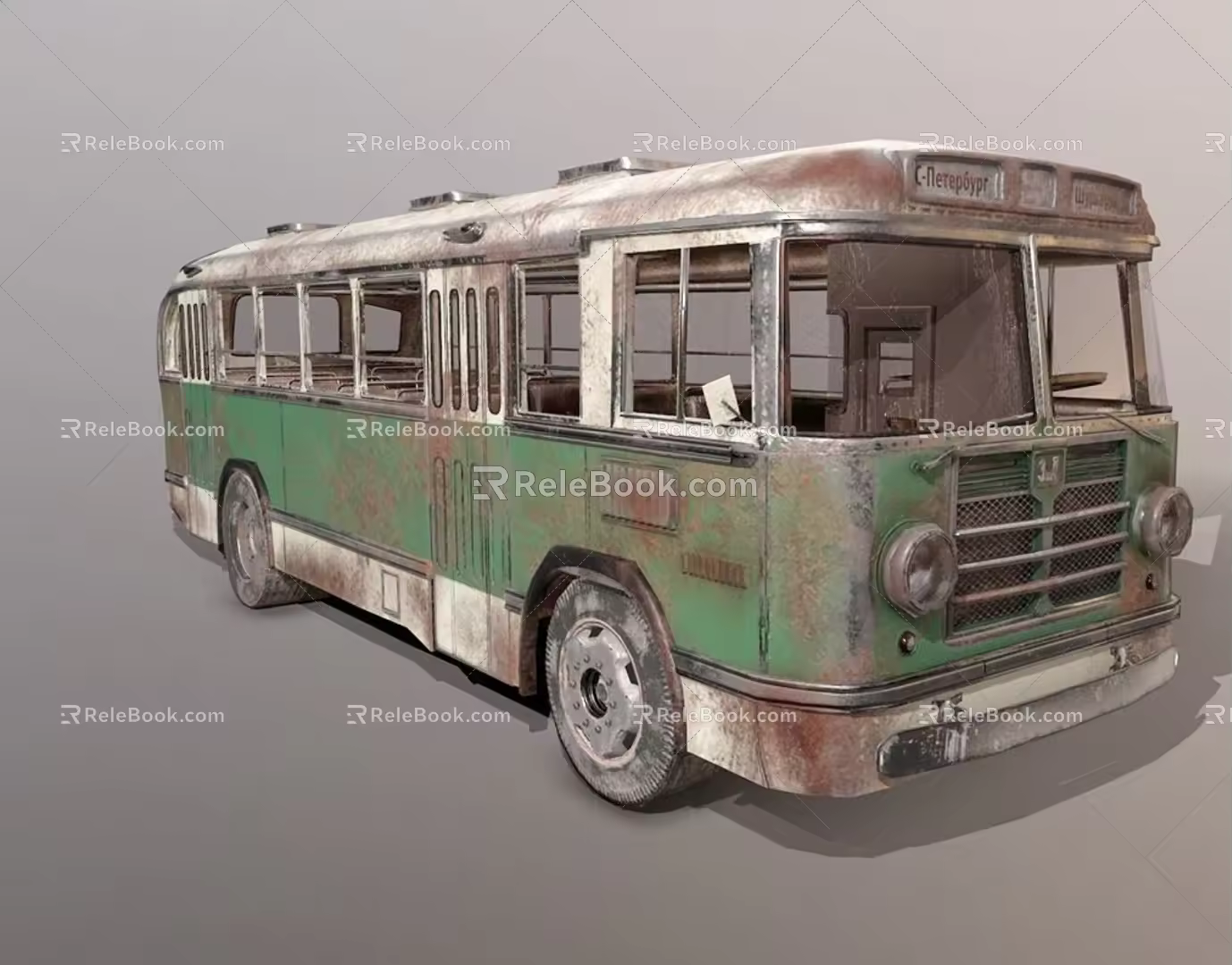 Industrial LOFT Bus 3d model
