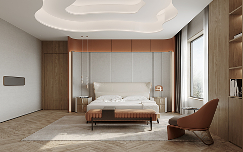 Modern Bedroom 3d model