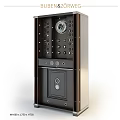 Heavy Duty Steel Security Safe With Combination Lock And Control Panel