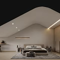 Modern Living Room Interior With Grey Sofa Wooden Bookshelf Dining Table And Natural Light