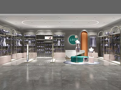 Modern underwear shop Fashion underwear shop 3d model Modern underwear shop Fashion underwear shop 3d model